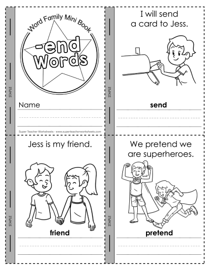 Worksheets - Mini-Book (-end)