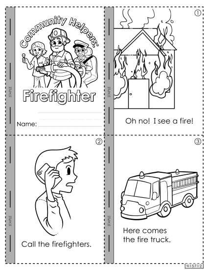 Mini Books - Mini-Book: Firefighter Mini Books - Mini-Book: Firefighter