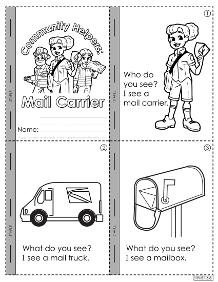 Mini Books - Mini-Book: Mail Carrier