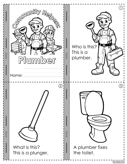 Mini Books - Mini-Book: Plumber