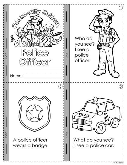 Mini Books - Mini-Book: Police Officer