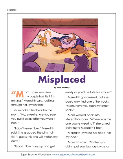 Fiction Stories - Misplaced