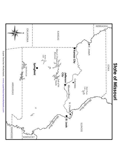 Missouri - Missouri Map (Labeled) Missouri - Missouri Map (Labeled)