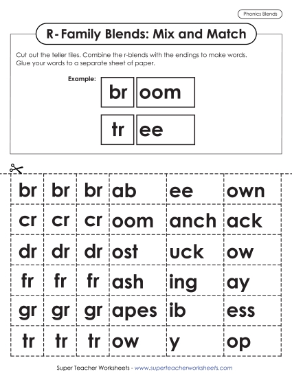 Cut-and-Glue Activities - Mix and Match