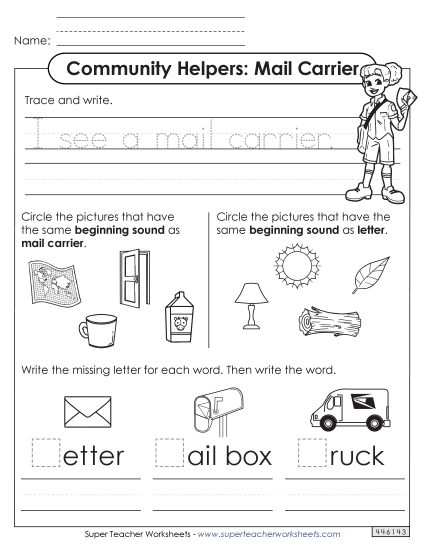 Early Literacy - Mixed Literacy Skills: Mail Carrier Early Literacy - Mixed Literacy Skills: Mail Carrier