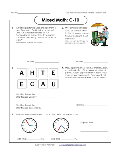 Subtraction - Mixed Math: C10 Subtraction - Mixed Math: C10