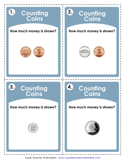 Money: Counting Coins (USA) (Very Basic Level) Money: Counting Coins (USA) (Very Basic Level)
