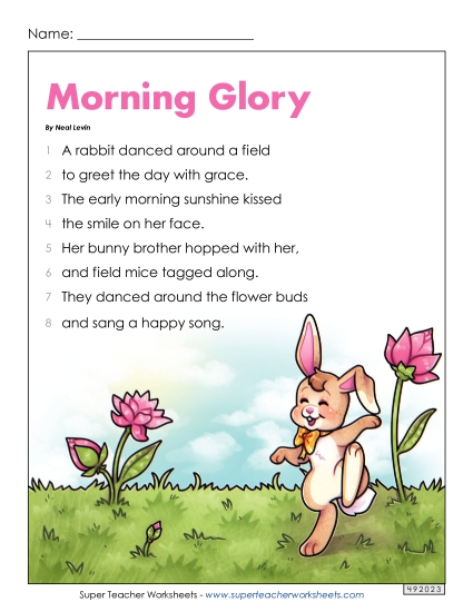 Poems - Morning Glory (Poem) Poems - Morning Glory (Poem)