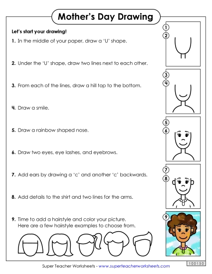 Make Gifts For Moms - Mother's Day Drawing Make Gifts For Moms - Mother's Day Drawing