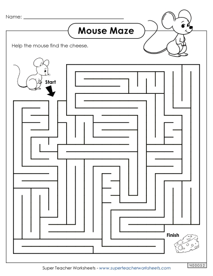 Hard - Mouse and Cheese Maze