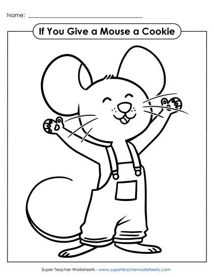 Coloring Pages - Mouse Coloring Page