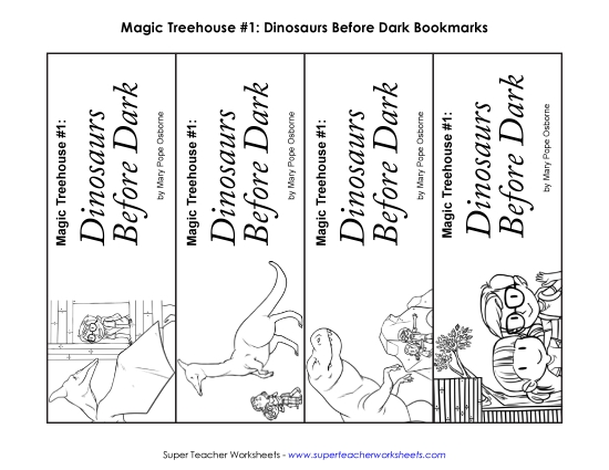 Whole Book - MTH: Dinosaurs Before Dark Bookmarks Whole Book - MTH: Dinosaurs Before Dark Bookmarks