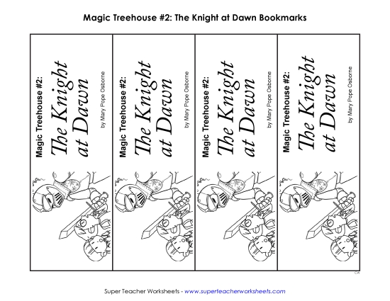 Whole Book - MTH: The Knight at Dawn Bookmarks