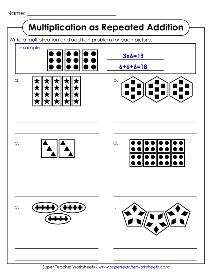Worksheets and Games - Multiplication: Groups Worksheets and Games - Multiplication: Groups