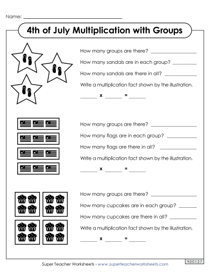 Basic Multiplication - Multiplication with Groups