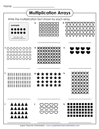 Multiplication Arrays - Multiplying With Arrays Multiplication Arrays - Multiplying With Arrays