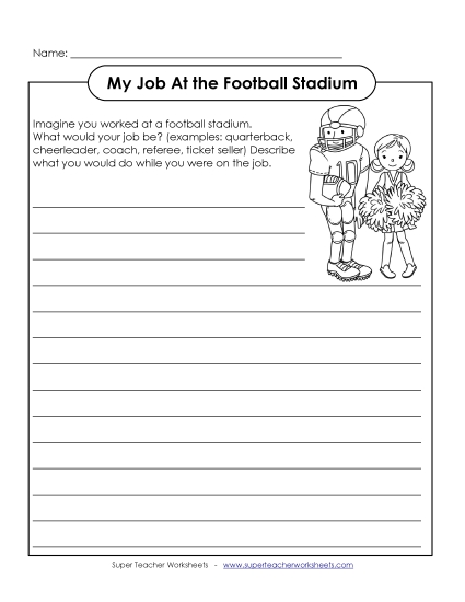 My Job at the Football Stadium My Job at the Football Stadium