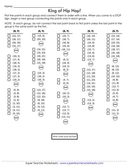 20x25 Grid: Basic - Mystery Graph - Rabbit