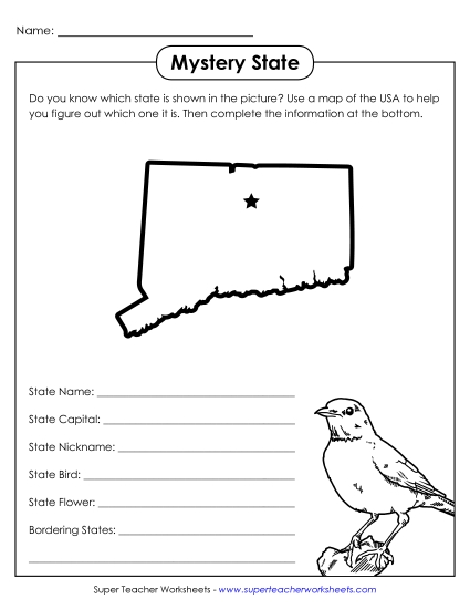 Mystery State Activities - Mystery State: Connecticut