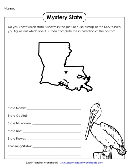 Mystery State Activities - Mystery State: Louisiana Mystery State Activities - Mystery State: Louisiana