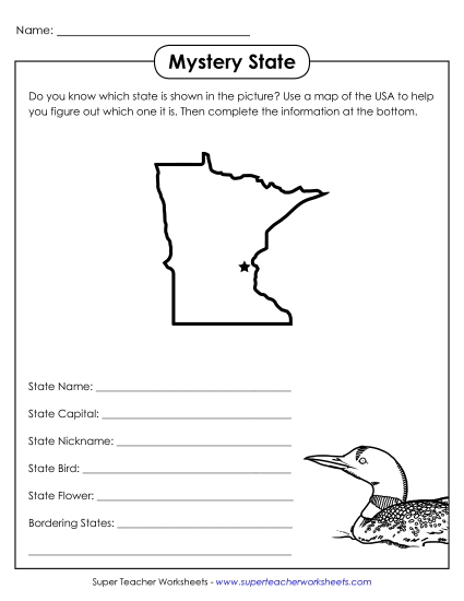 Mystery State Activities - Mystery State: Minnesota