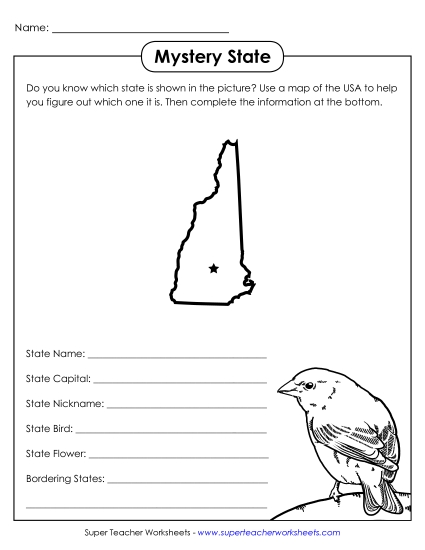 Mystery State Activities - Mystery State: New Hampshire