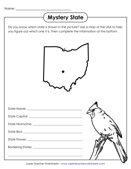 Mystery State Activities - Mystery State: Ohio