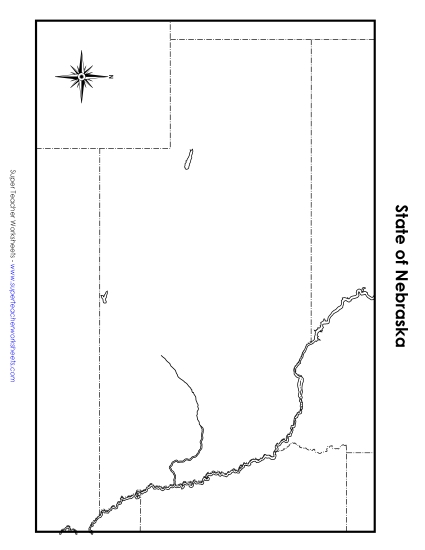 Maps - Nebraska Map (Blank) Maps - Nebraska Map (Blank)