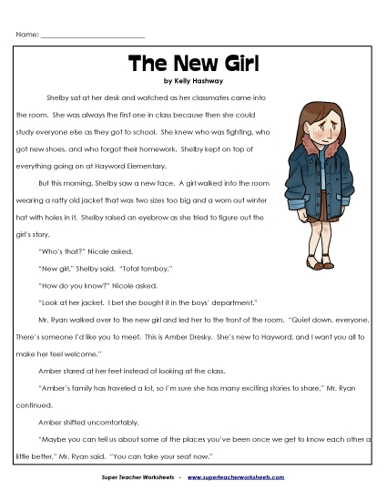 Fiction Stories - New Girl (Fiction)