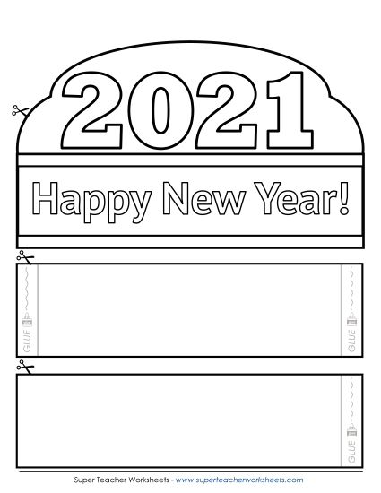New Year (2021) (Printable PDF Worksheet)
