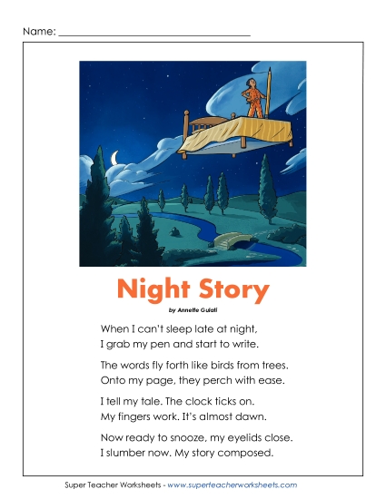Poems - Night Story (Poem)