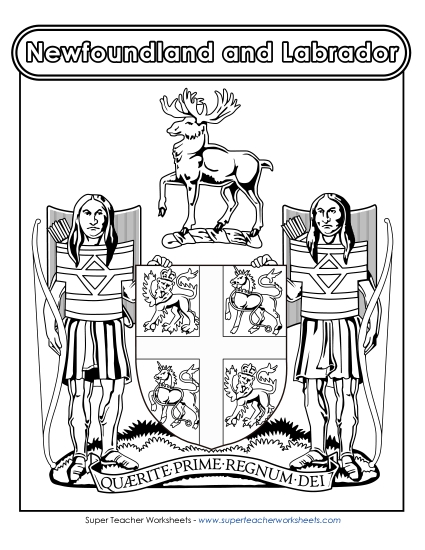 Flag and Coat of Arms - NL Coat of Arms (Black & White)