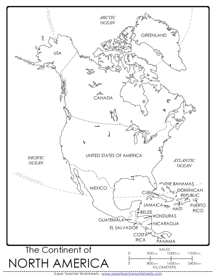 Maps of North America - North America Map Maps of North America - North America Map