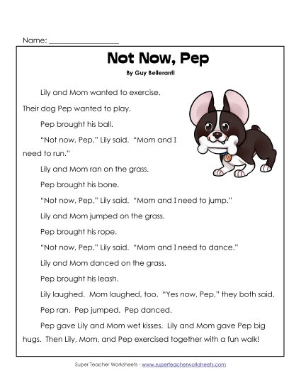 Not Now Pep