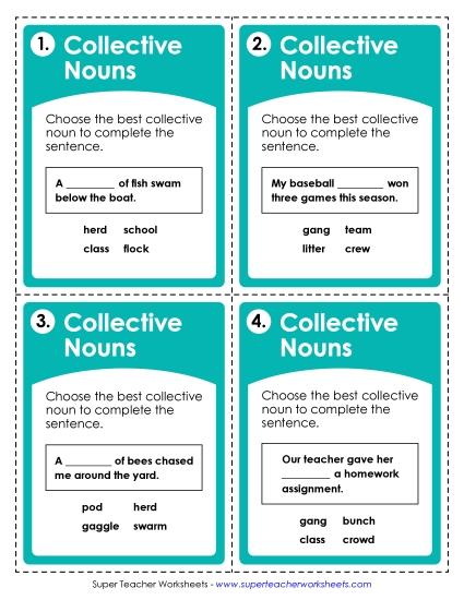 Nouns: Collective Nouns Nouns: Collective Nouns