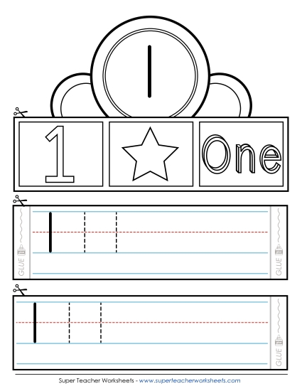 Numbers 1 - 10 - Number 1 Crown