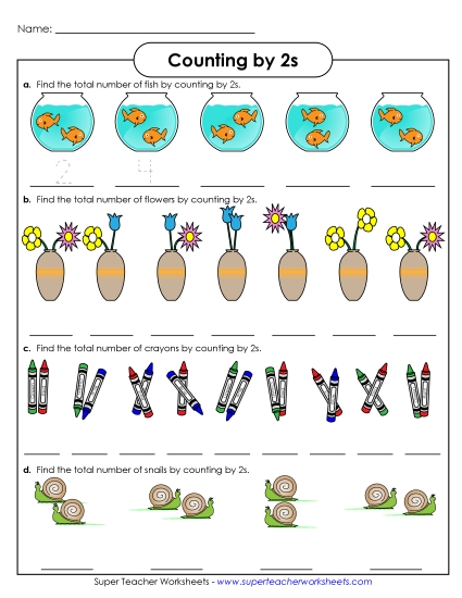 Objects: Counting by 2s Objects: Counting by 2s