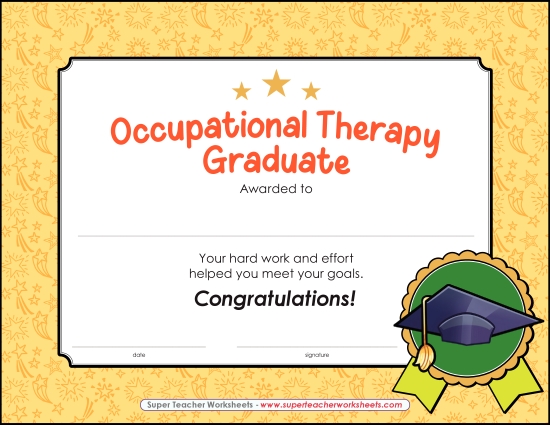 Other School Subjects - Occupational Therapy Graduate Other School Subjects - Occupational Therapy Graduate