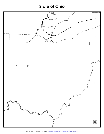 Maps - Ohio Map (Blank) Maps - Ohio Map (Blank)