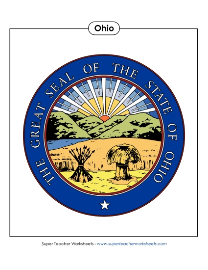 Flags & Seals - Ohio State Seal (Full-Color Version)
