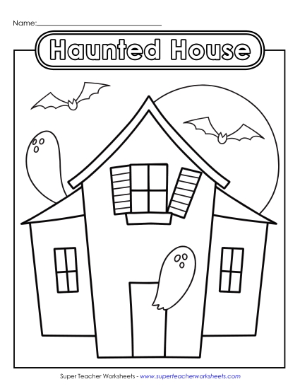 Basic Pictures (For Younger Kids) - Old Haunted House