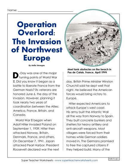 Articles - Operation Overlord (D-Day) Articles - Operation Overlord (D-Day)