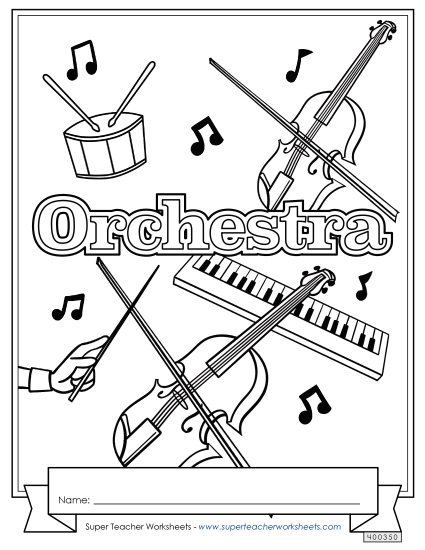 Folder & Binder Covers - Orchestra Folder & Binder Covers - Orchestra