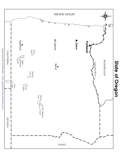 Maps - Oregon Map (Labeled) Maps - Oregon Map (Labeled)