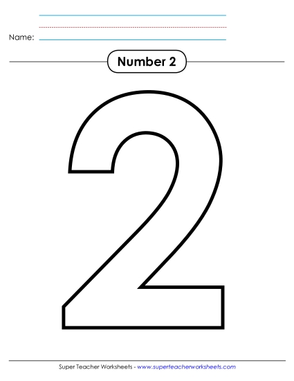 Number Two - Outline - Number 2 Number Two - Outline - Number 2