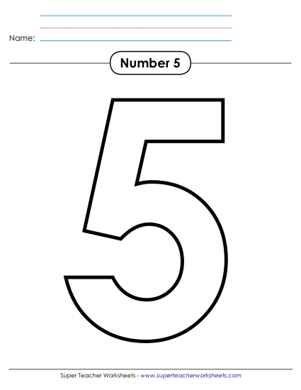 Number Five - Outline - Number 5