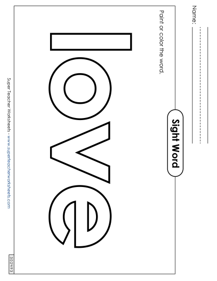 Paint or Color: Love Paint or Color: Love