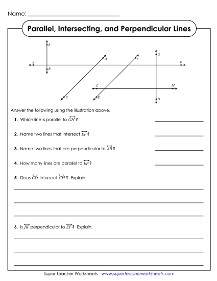 Parallel, Intersecting, Perpendicular 2