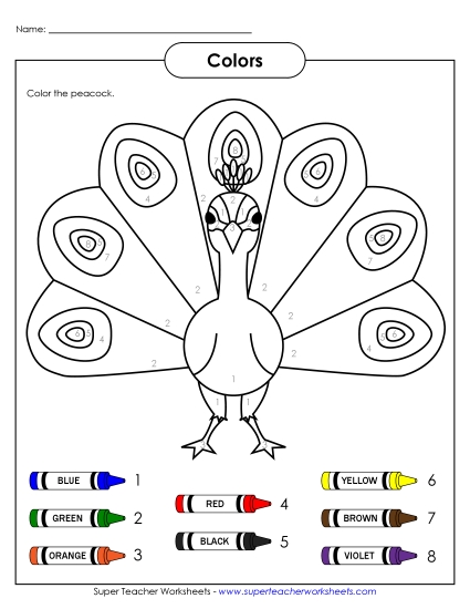 Multiple Colors - Peacock Colors