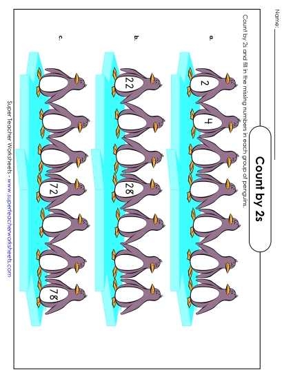 Penguins - Count by 2s Penguins - Count by 2s
